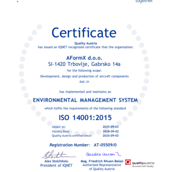 ISO 14001:2015 – Environmental Management Certification